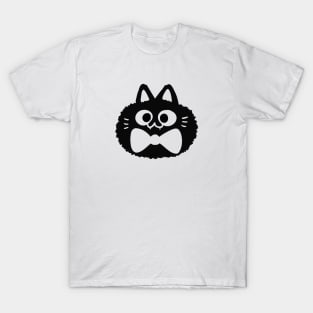 fluffy cat with bow tie T-Shirt